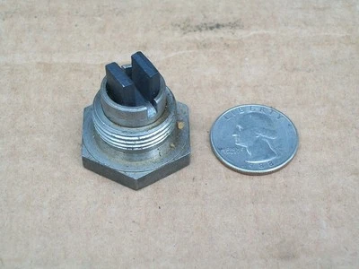 1920s 30s 40s 50s Plymouth Dodge Desoto Chrysler Nuevo de Lote Antiguo MoPar TAPÓN DE DRENAJE DE CÁRTER DE ACEITE Foto 1 de 2