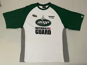 Camicia Dale Earnhardt Jr Uomo Taglia 2XL Bianca NASCAR Racing Guardia Nazionale Amp Chase - Foto 1 di 6