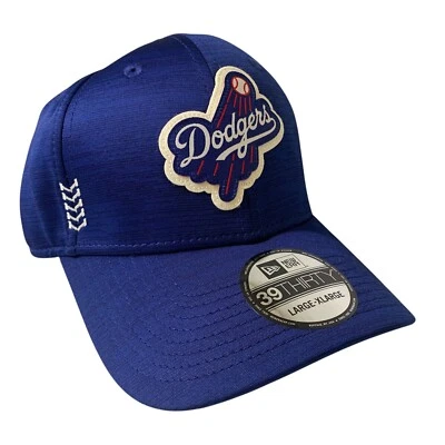 New Era Los Angeles Dodgers 39THIRTY 2024 Clubhouse Stretch Fitted Cap Large/XL - Image 1 of 4