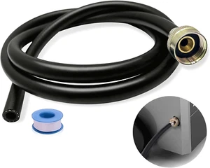 Manguera de drenaje para deshumidificador, 3/4 pulgadas FHT, 5 pies con conector de latón a prueba de óxido Hos - Imagen 1 de 12