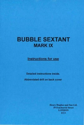 Bubble Sextant Mk IX  Operating Handbook   (7) - Image 1 of 4