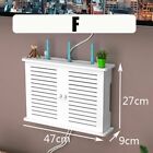 Large Wireless Wifi Router Shelf Storage Boxes Cable Power Plus Wire Brackets