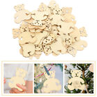 40pcs Wooden Bear Cutouts Hanging Clips for DIY Valentines Day