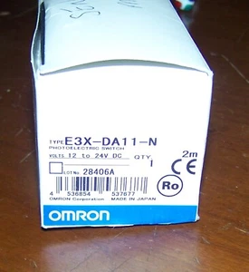 Omron E3X-DA11-N E3XDA11N Photoelectric Switch New in Box NIB - Picture 1 of 5