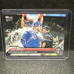 GRANT ANDERSON Rookie Card 2023 Topps Now #367 Texas Rangers RC MLB Debut - Picture 1 of 2