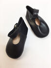 New 18&quot; American Girl Size Black Maryjanes Shoes