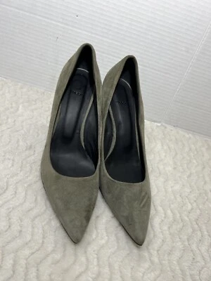 Theory City 55 Pump Suede Pointed Toe Stiletto Slip-On Dress Women’s 38.5 US 8 - Image 1 of 4