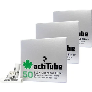 3 x 50 = 150 actiTube SLIM Aktivkohlefilter Aktivkohle Filter Tune Slimfilter - Bild 1 von 1