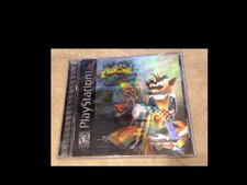 Crash Bandicoot 3 Warped Black Label w/ 3D Cover Complete in case Playstation 1