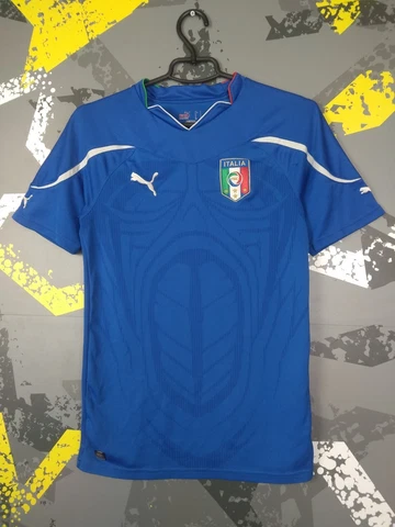 Italy Home football shirt 2010 - 2011 Blue Puma Mens Size S ig93 Cover