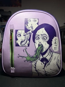 Junji Ito Slug Girl Anime Mini Rucksack mit Taschen/Trägern Neu mit Etikett RAR - Bild 1 von 8