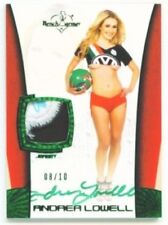 ANDREA LOWELL "JERSEY PATCH AUTOGRAPH /10" BENCHWARMER SOCCER PREMIUM 2012