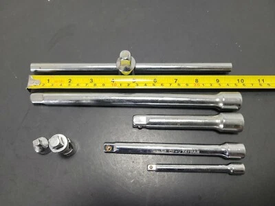 Adaptador giratório Mastercraft Extensions 1/2" 3/8" 1/4" unidade  - Imagem 1 de 4