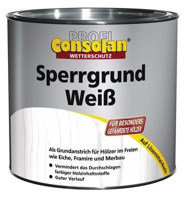 Consolan Sperrgrund Weiß 2,5 L - Bild 1 von 3
