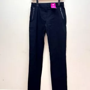 Uniforme escolar para niñas pantalones tirantes cintura ajustable negros 8 a 15 años Reino Unido - Imagen 1 de 4