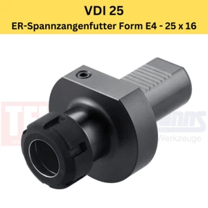 1 x VDI 25 ER-pinza portabrocas forma E4 - 25 x 16 - Imagen 1 de 1