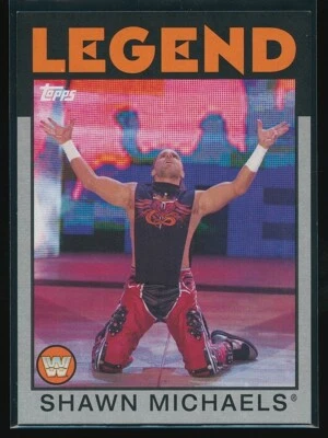 Shawn Michaels 2016 Topps Heritage WWE Legend Divas Championship Silver /50 #104 - Image 1 of 2