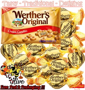1 - 1000 Werther's Original CREAM CANDIES Retro Sweet Traditional Boiled Sweets - Picture 1 of 1