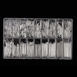 360pcs Watch Band Split Pins Watch Bracelet Strap Link Pins Cotter Bar Repair - Picture 1 of 10