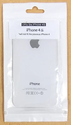 Apple iPhone 4s A1387 Back Plate / Glass ( Verizon / Sprint / CDMA ) - White - Image 1 of 3