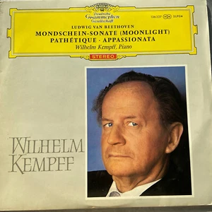 BEETHOVEN: Klaviersonaten 8, 14, 23 - Kempff (DGG 136 227 SLPEM Red Stereo / NM) - Picture 1 of 3
