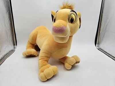 Disney Hasbro 2002 Large 20" Lion King Plush Stuffed Simba USED EXCELLENT - Image 1 of 4