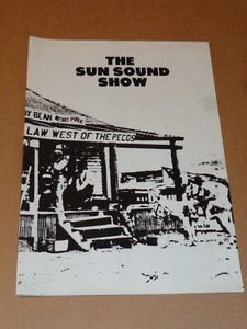 Jack Scott/Charlie Feathers - The Sun Sound Show - 1977 UK Tour Programme - Picture 1 of 1