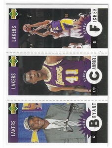 1997 Upper Deck Kobe Bryant Derek Fisher Elden Campbell #L1 Gold RC Rookie - Picture 1 of 2