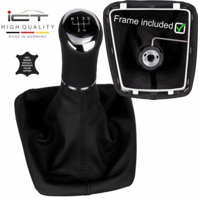 Cucitura argento 5 vel. ICT pomello cambio per Skoda Yeti Typ 5L Facelift B64 - Immagine 1 di 4