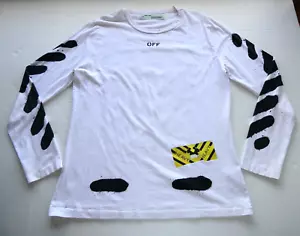 Off-White Diagonal Spray Langarm T-Shirt, schwer, Gr. Large (L), DS/selten/2013 - Bild 1 von 24