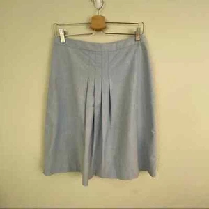 Brooks Brothers "346" Cotton A line Skirt Front Pleats Size 6 - Picture 1 of 5