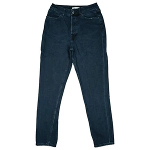 TOM TAILOR Denim Damen Jeans Hose straight Karotte high R. 34 S W27 L28 darkblue - Bild 1 von 5