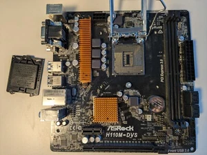 Mainboard scheda Asrock H110M-DVS microATX 1151 - Photo 1/6