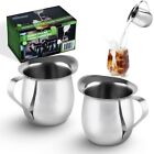 Ehomea2z Stainless Steel Bell Creamer Espresso Shot Frothing Pitcher Cup Latt...