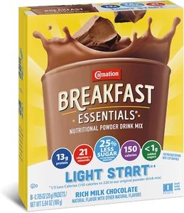 Light Start Oral Supplement Chocolate 0.705 Oz. Packet 64 Ct - Picture 1 of 11