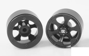RC4WD Dick Cepek Matrix 1.55" Beadlock Wheels Z-W0247 BLACK 6 spoke Sticker - Picture 1 of 8