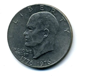 NICE 1976 P Dwight D. Eisenhower DOLLAR 100 CENT U.S $1 US IKE COIN#470 - Picture 1 of 2