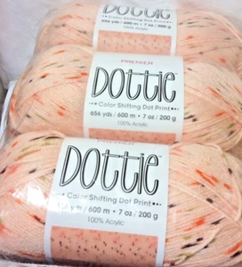 Premier Yarn Dottie 3 Pack “Peach Blossom” - Picture 1 of 1