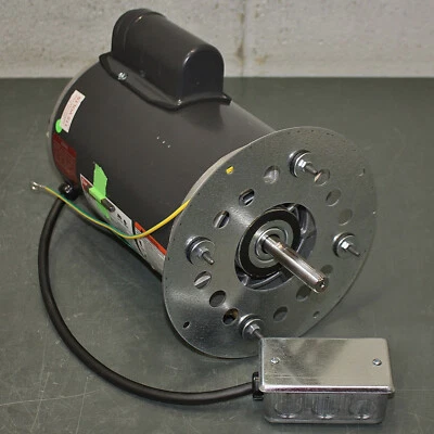 Dayton HVAC Electric Motor 4YU21, 1/3 HP, 115V, for Downblast Ventillator 4YC76 - Image 1 of 4