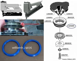 2x Aftermarket for Senco M1 M2 M3 MW SFN2 SC1 SC2 Firing Valve Seal's LB5005 - Picture 1 of 4
