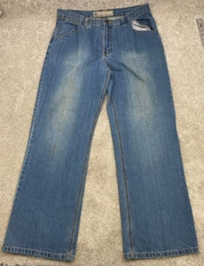 Steve & Barry's Mens Jeans 36x32 (35x31.5) Straight Leg Relaxed Fit Cotton 4976 - Picture 1 of 11