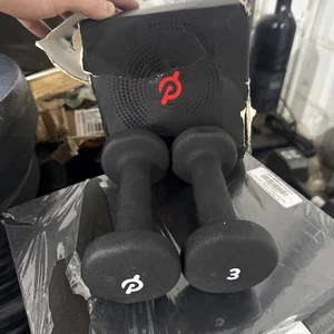 Juego de 2 pesas de mano con mancuernas PELOTON 3 lb, PL-WT-B-03 NUEVAS/caja abierta - Imagen 1 de 4
