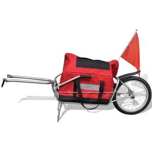 2-in-1 Lastenfahrrad mit Aufbewahrungsbeutel Fahrradanhänger Transportanhänger - Bild 1 von 10