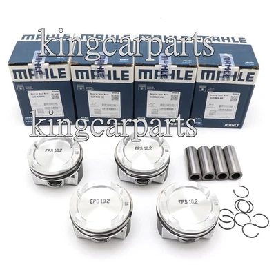 Juego de 4 pistones y anillos Mahle CR10.2:1 para BMW 330i 430i 530i Mini Cooper JCW B48 2.0 Foto 1 de 4