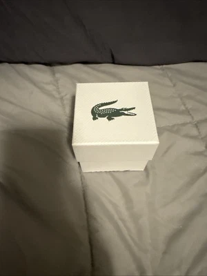 Lacoste Men's Watch 2011246 White Dial Silicone Chronograph Clear Band White Box - Image 1 of 4