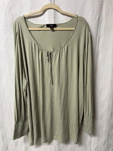 Ellos Pullover Tunika Damen Gr. 2x (26-28) Bauernärmel Büro dehnbar bequem - Bild 1 von 8