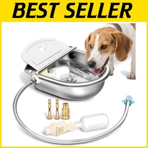 Hygienic Stainless Steel Auto-Drinker for Cows, Goats, and Dogs - Easy Setup - Picture 1 of 11