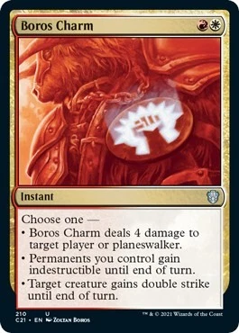 Boros Charm 210 LP Normal Commander 2021 MTG EN - Image 1 of 1