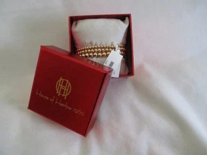 House of Harlow 1960 3er Set Goldoptik Perlen Armbänder Nickelfrei Bleisicher - Bild 1 von 4