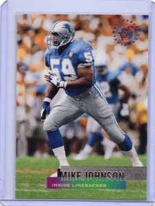 1995 Topps Stadium Club - Mike Johnson #11 Detroit Lions - Picture 1 of 2